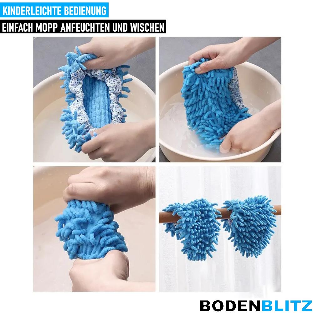 BODENBLITZ Mop Shoe Covers Floor Wiper Mop Slippers Dust Mop Socks
