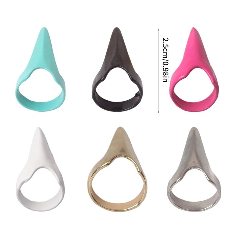 Elegante Retro Punk Krallen Nagelringe Praktisches Accessoire für trendbewusste Frauen Verstellbarer Legierungsmodeschmuck Geschenke