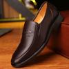 Formal Shoes for Men Slip On Casual Business Shoes Fashion Office Worker Men's Leather Shoes