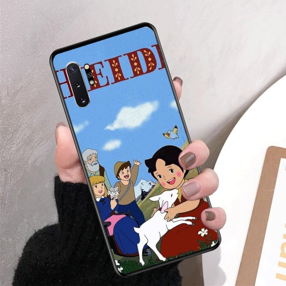 Süße Heidi Handyhülle für Samsung Note 8 9 10 20 Pro Plus Lite M 10 11 20 30 21 31 51 A 21 22 42 02 03