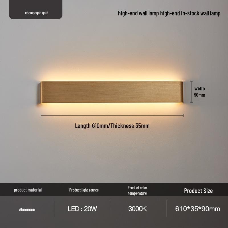 Nordic Minimalist Wall Sconce for Living Room & Bedroom