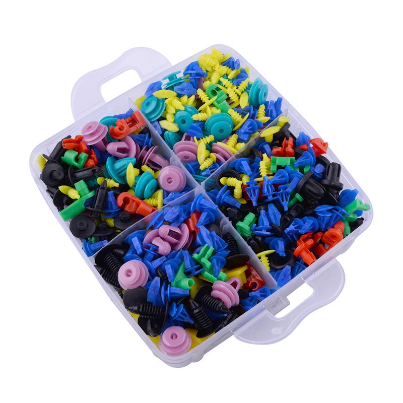 Body Trim Bumper Push Pin Retainer Clip Fastener Rivet Clip Assortment Gasket Pad Line Cable Tie Wrap Harness Tool Kit Universal