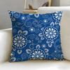 Moroccan Pattern Cushion Cover Soft & Easy-Wash Pillow Case – Versatile For Couch, Bed, Travel And Office