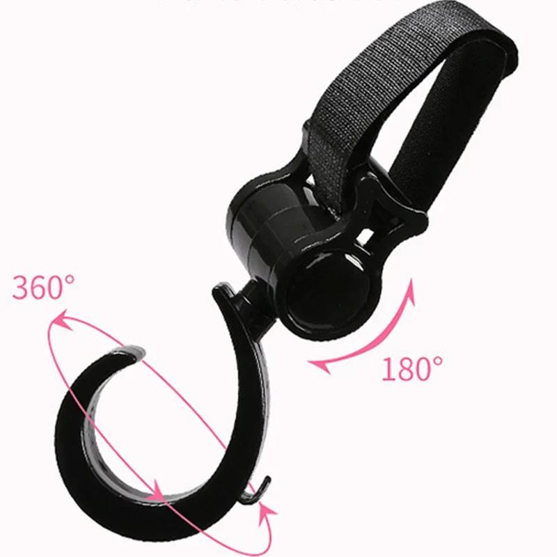 Baby Stroller Hooks Plastic Buckles Clips Carabiner Multifunction Household Trolley Diaper Bag Organizer Hook Pram Hanger Set
