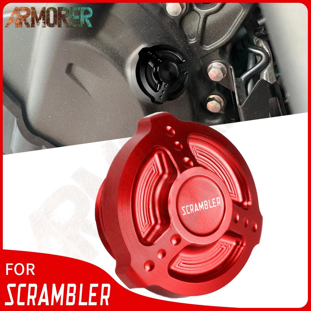 

Крышка картера двигателя мотоцикла Маслозаливная горловина Винтовая крышка Заглушка M20 * 2.5 для Ducati Scrambler 2014 - 2022 2017