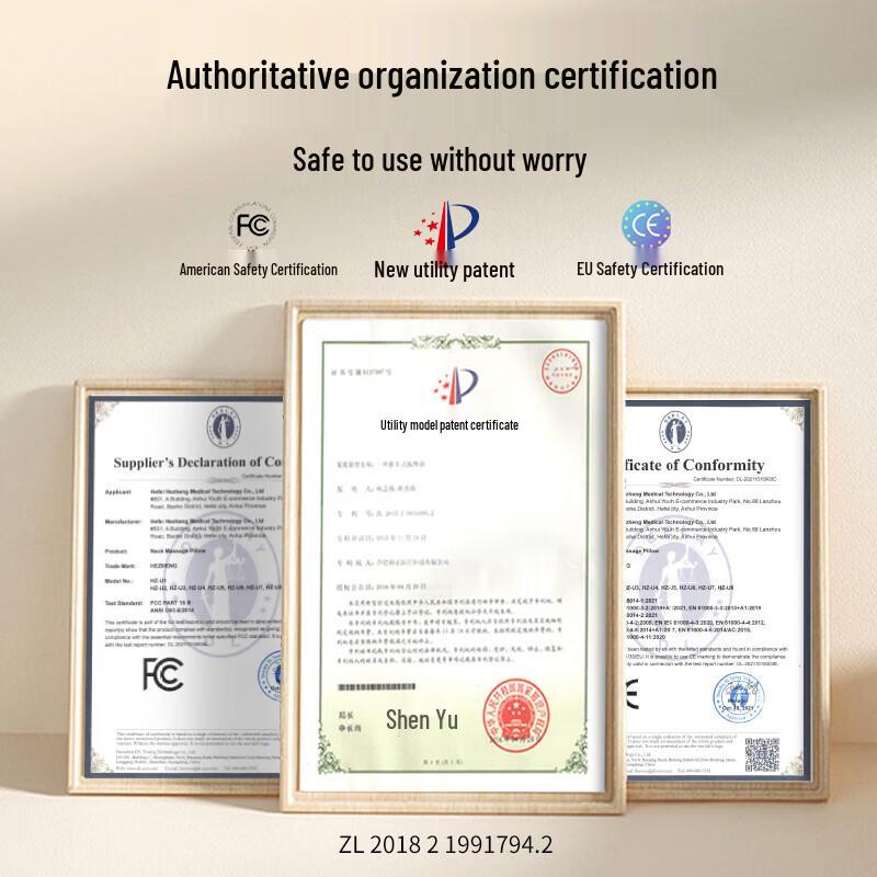 HEZHENG U-shaped Neck Massager Pillow