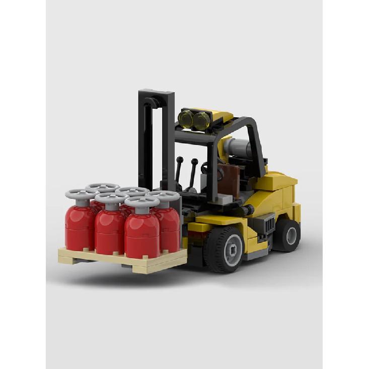 Новый 109 шт. MOC-57739 Городское строительство Модульная Промышленная Модель Вилочного Погрузчика DIY Креативная Детская Игрушка Подарок Строительные Блоки 109pcs
