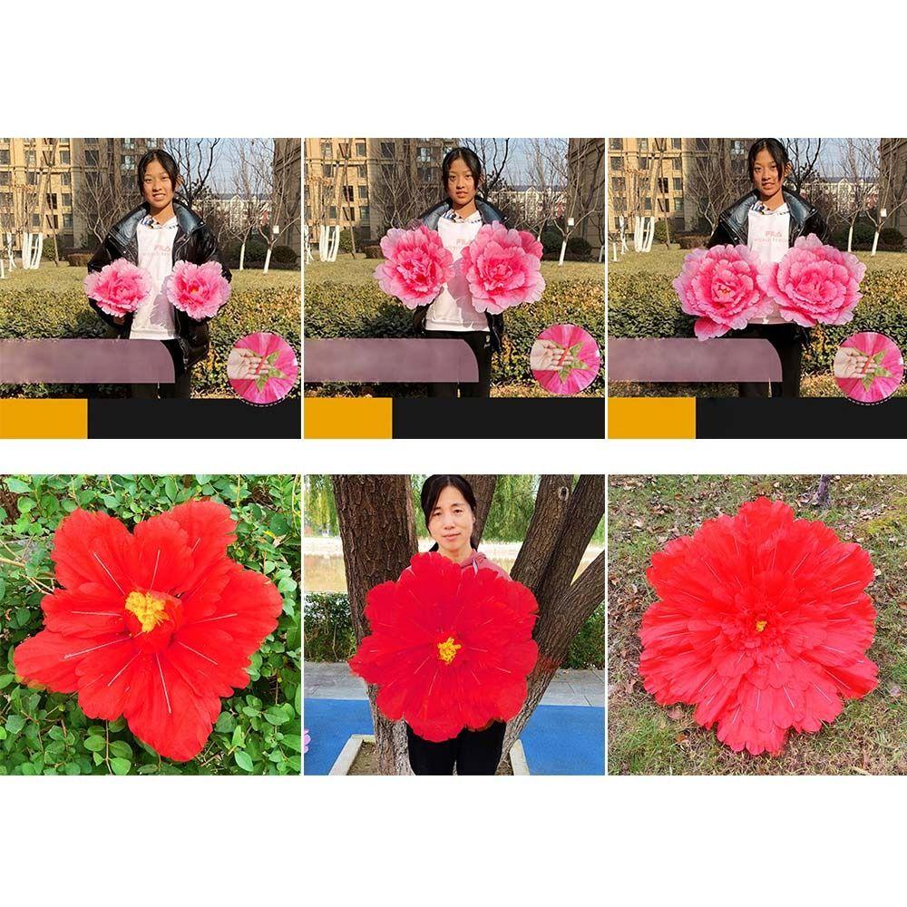 Hand - flower Hand Flower 30/40/50cm Peony Artificial Flowers The Simulation Flower Dancing Props