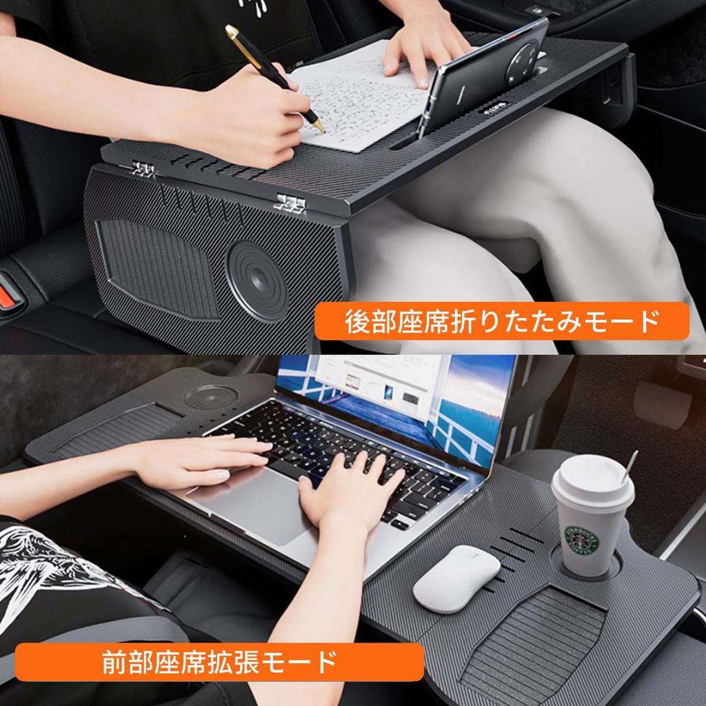 Folding Car Table for Tesla Model Food Tray Laptop Back Passenger Mini Lap Foldable Car Table for Meals and Easy to Tray Y/3, Desk, Desk, Seat, Seat,