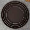 Youmaida Round Tempered Non-Slip Serving Tray