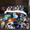 Japan Anime BLEACH Bedding Set Cartoon Comforter Duvet Cover Sets Bed Linen Twin Queen King Single Size Home Decor Boys Kawaii