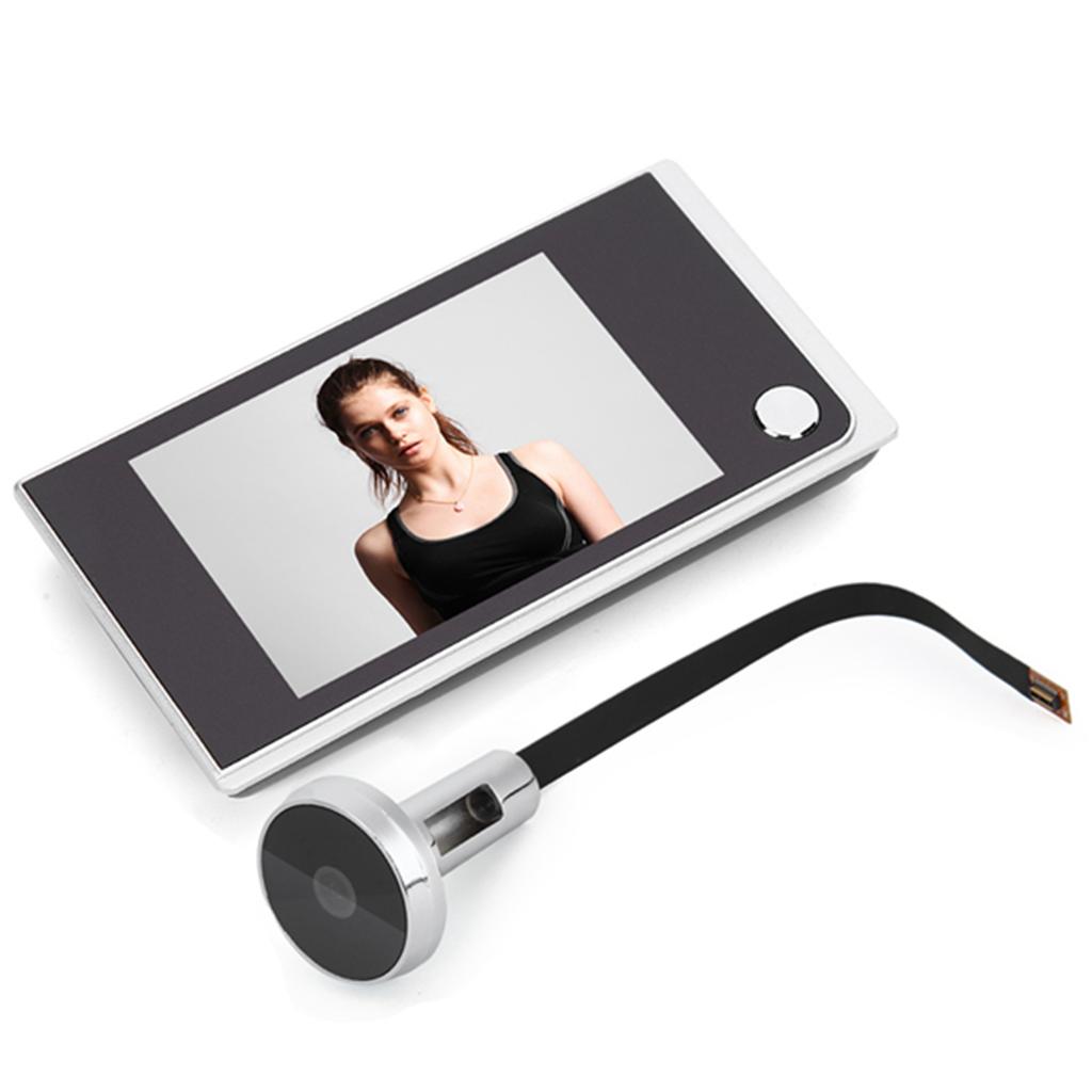 3.5" Digital LCD 120 Degree Peephole Viewer Photo Visual Electronic Cat Eye