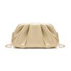 Summer Pleated Cloud Bag Women'S Fashion Portable Small Square Bag Versatile Chain Messenger Bag