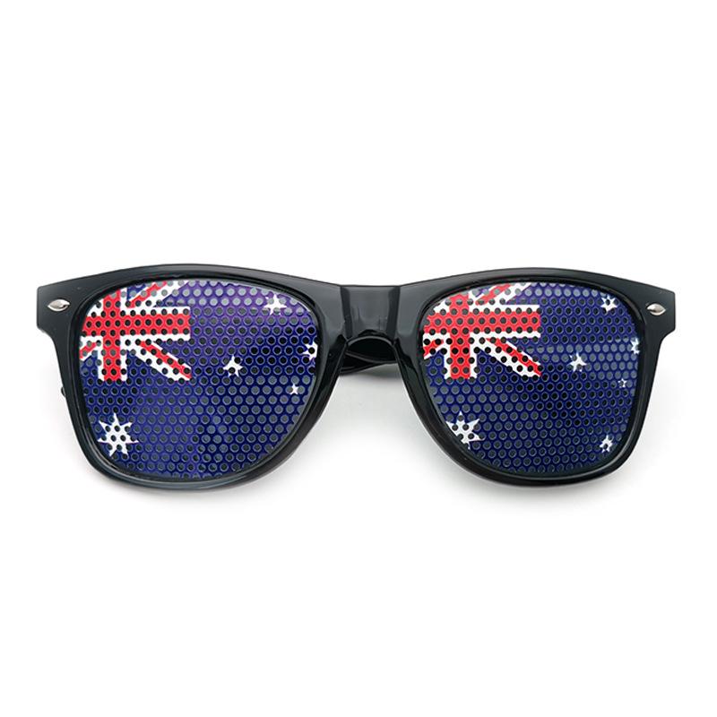 New Unisex Flag Style Women Men Sunglasses Decorative Spectacles Eyeglasses Frames for Party 42 Countries Sun Glasses