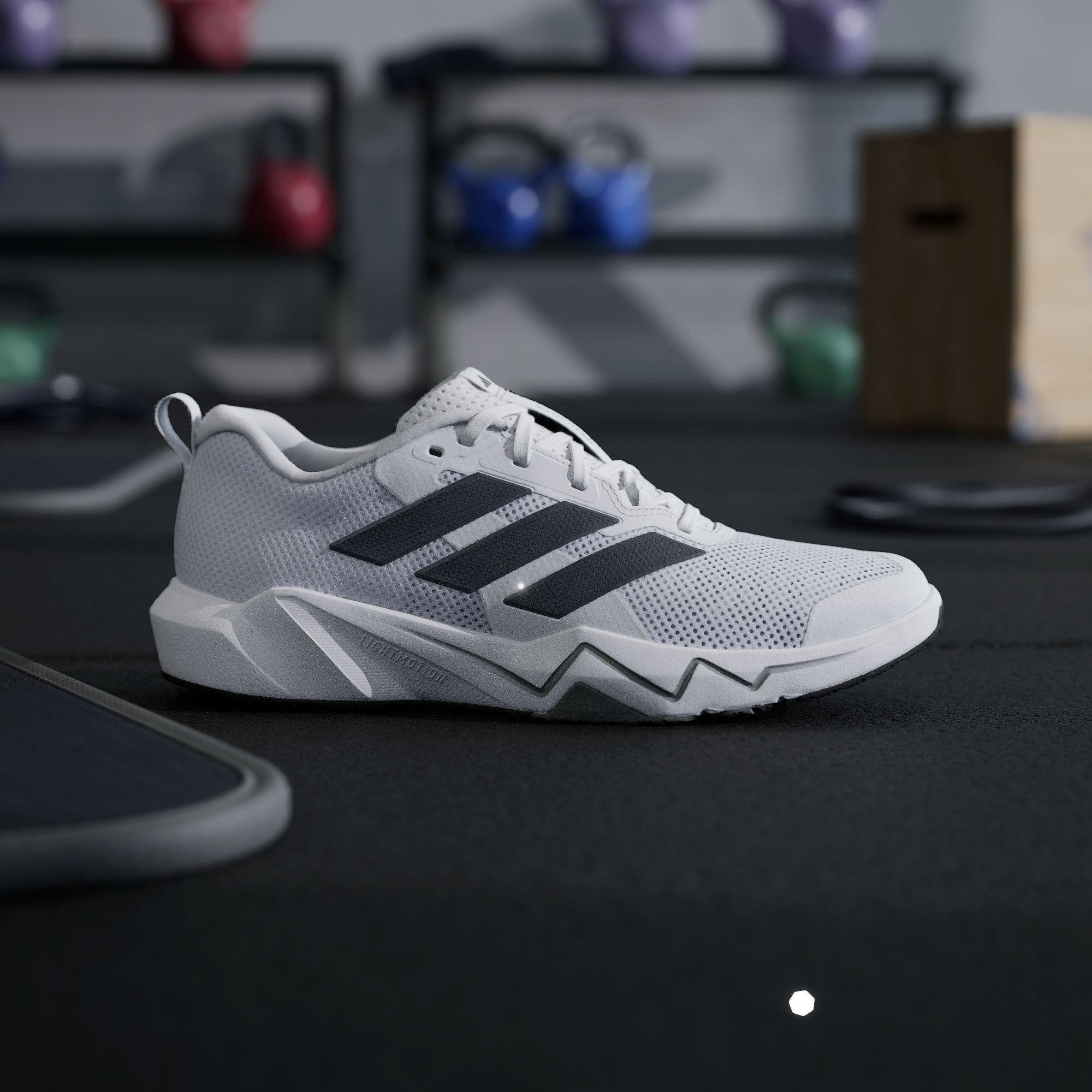 adidas Rapidmove Go Trainer White Black Iron Metallic 41