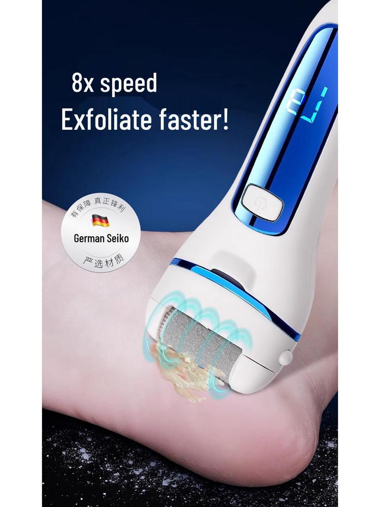 Digital Display Electric Callus Remover & Foot Scrubber Pedicure Tool