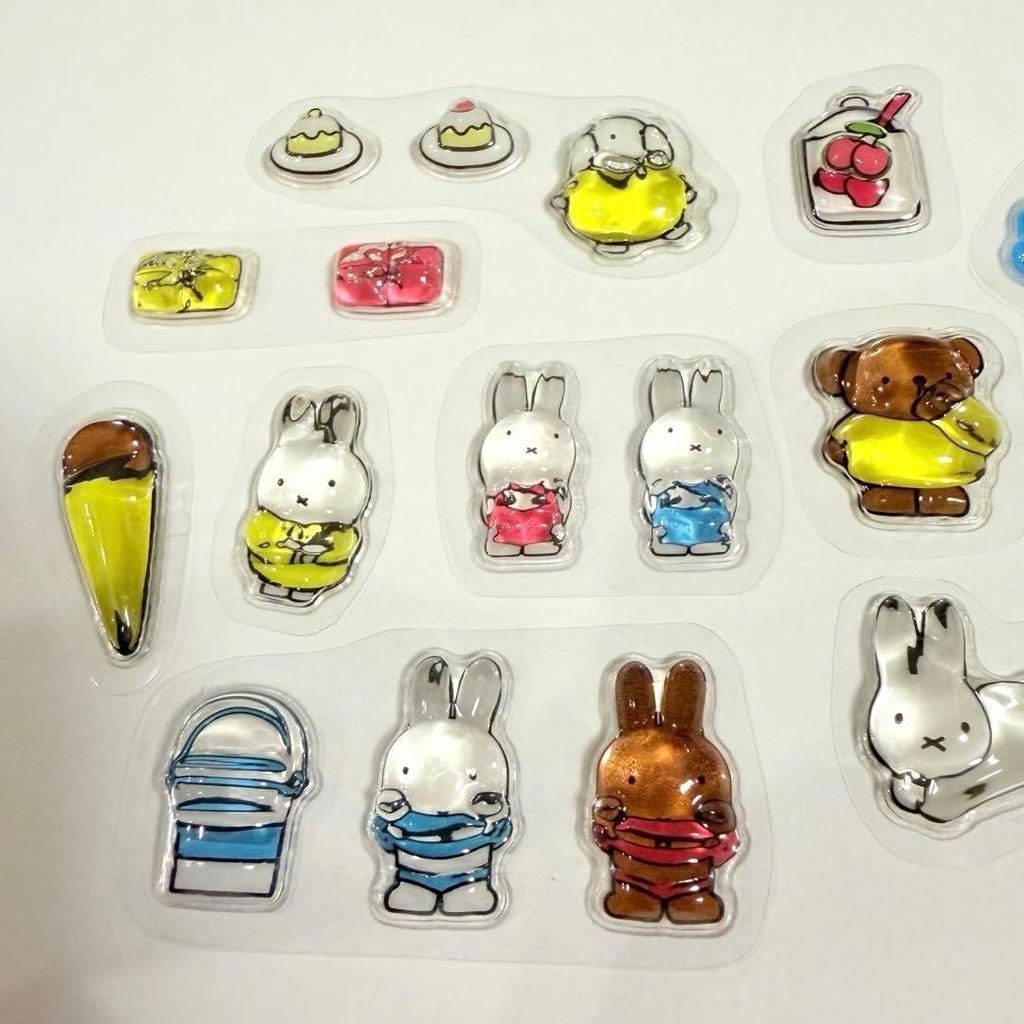 Used Miffy Crystal Seal Separation 4 Types Korea Limited 3D Drop Seal