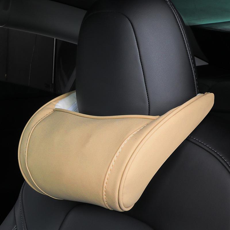 Car Headrest Cushion New Memory Foam Neck Pillow for Modele Y Roadster Highland S X Model 3 Coil Cybertruck 2025