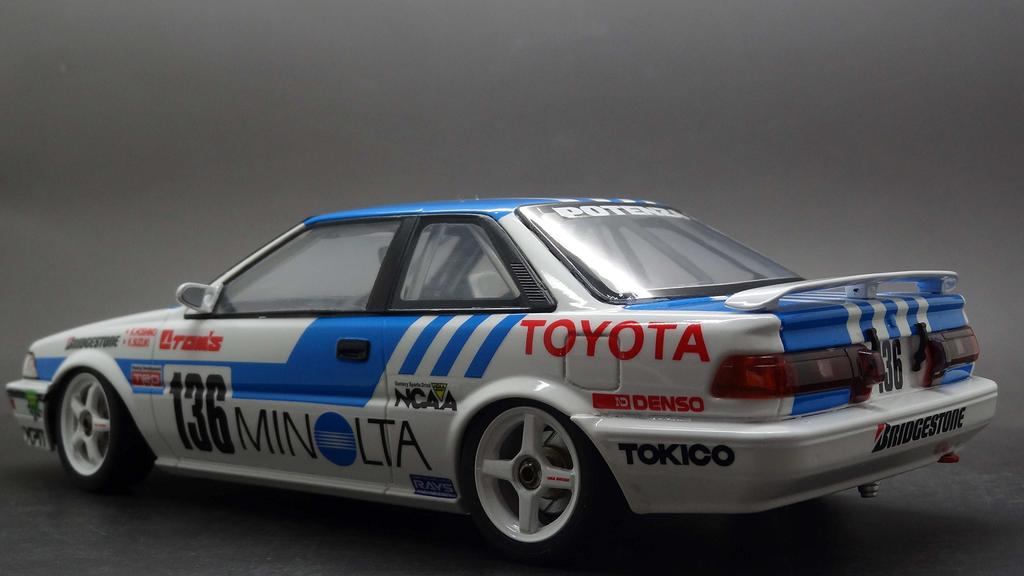 Aoshima Bunka Kyozai BEEMAX Series Toyota Corolla Levin AE92 1988 Group A Specification Plastic Model 1/24 No.12