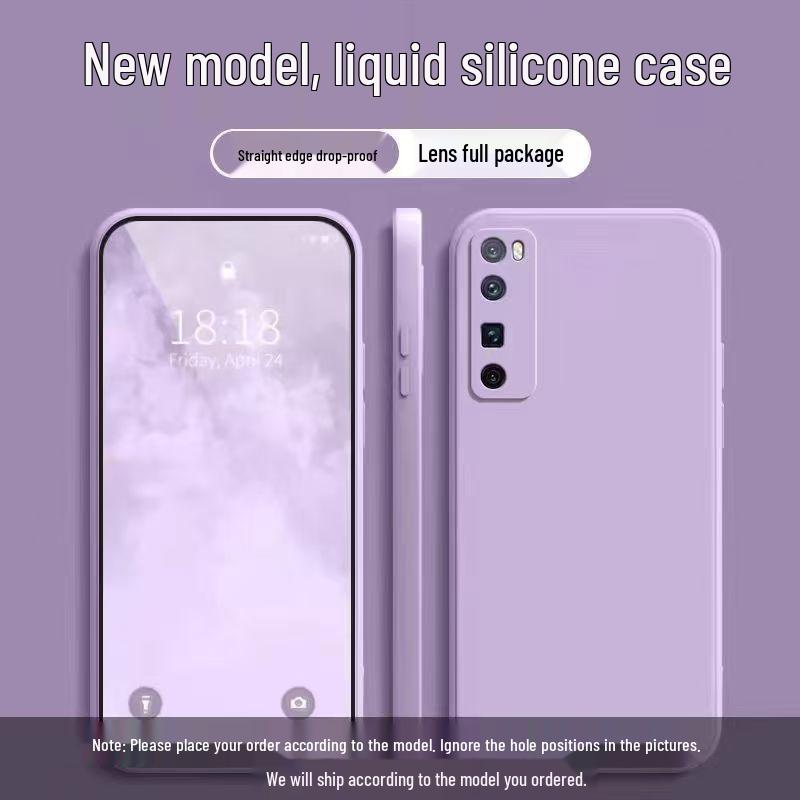 Huawei Nova7 Pro Rubik's Cube Anti-Drop Solid Color Soft Case