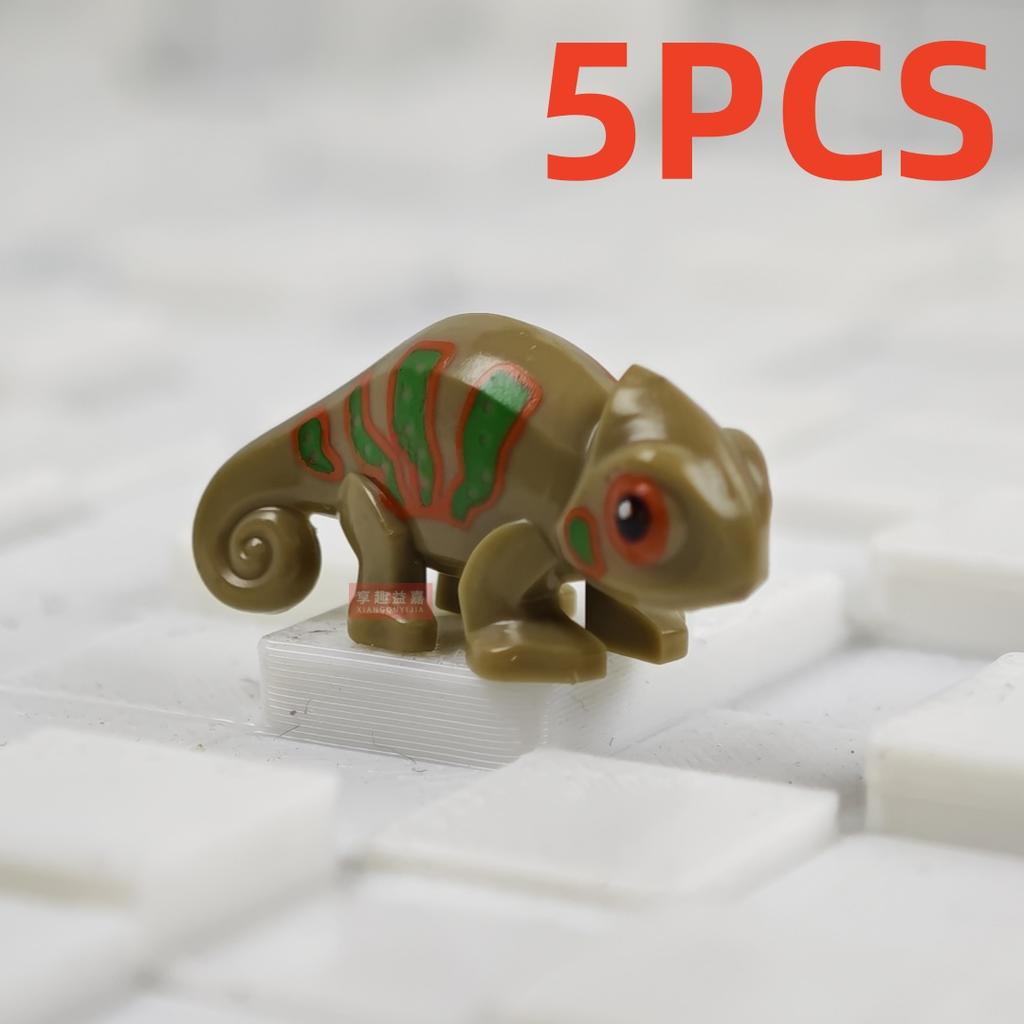 MOC City Animal Building Block Figures Eagle Owl Panda Parrot Seagull Penguin Zoo Fram Horse Pig Accessories Bricks Toy Gift