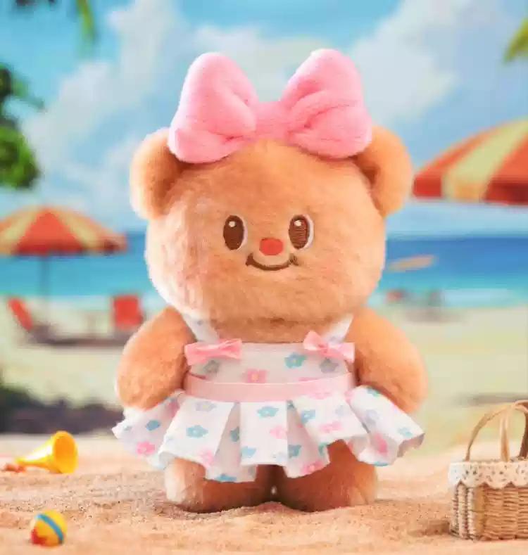 Butter Bear Versatile Wardrobe Series Action Figures Cute Doll Children Trendy Toy Keyring Birthday Gifts