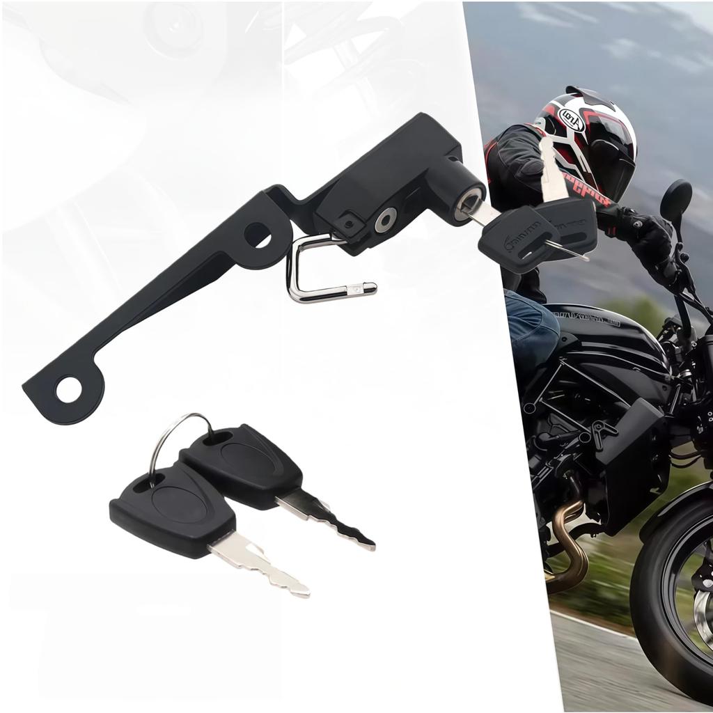 Držák přilby Eiksouvi pro R1200R/RS 2015-2021 | S1000RR/R1250R/RS 2019-2025 Zámek na přilbu Motocyklové zakázkové díly Hliníková slitina Proti krádeži