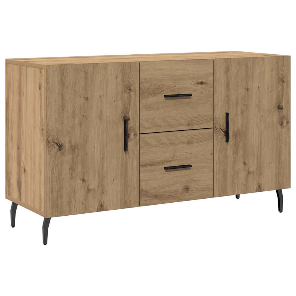 Vidaxl Komoda, Dąb Artisian, 100X36X60 Cm, Materiał Drewnopochodny