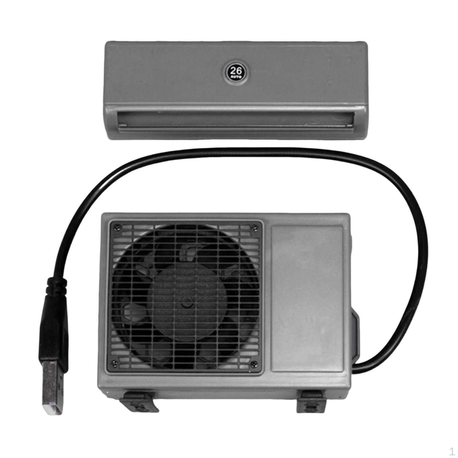 

Набор моделей миниатюрного кондиционера, Декор для кукольного домика, Масштаб 1/14, Имитируемые коллекционные миниатюры Style A