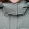 Dampuffjackor Vinter Vintage Korta Parkas Med Huva Plus Size Eleganta Tjocka Varma Dunrockar Kvinna Ytterkläder