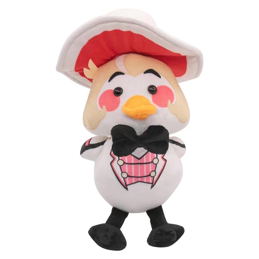Anime Plüschtiere Hazbined Alastor Lucifer Ente Plüschtiere Plüschpuppen Dekoration Kissen Maskottchen Geburtstag Weihnachtsgeschenk