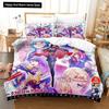 3D Anime Chained Soldier Bedding Set Single Twin Full Queen King Size Bed Set Adult Boys Bedroom Duvet Cover Sets Home Textiles