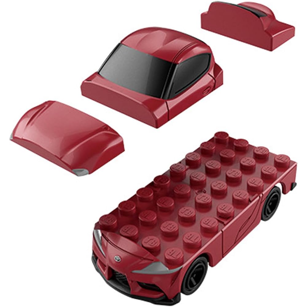 Tomica Plarail Block Toyota GR Supra Toy Vehicle Building Set