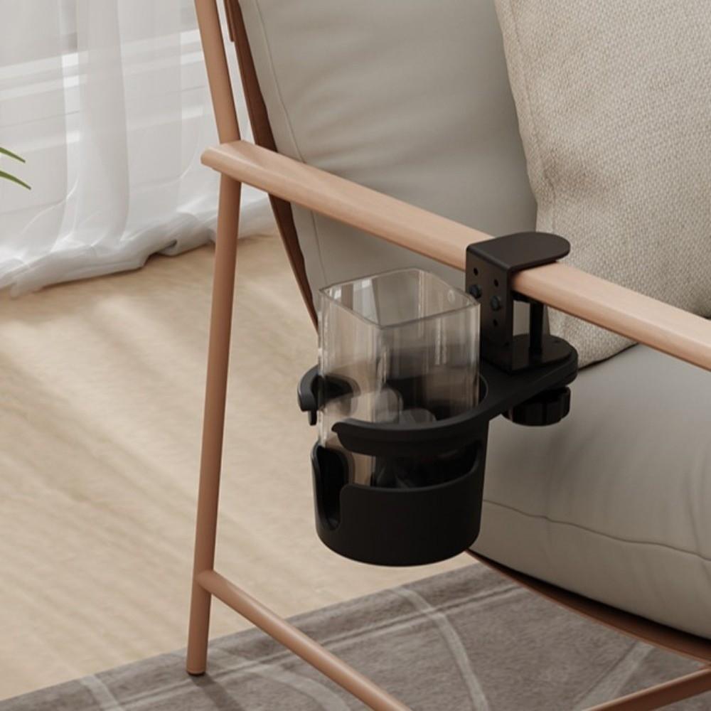 Mounts Stand Rotating Water Cup Holder Anti Spill Coffee Storage Rack  for Desktop