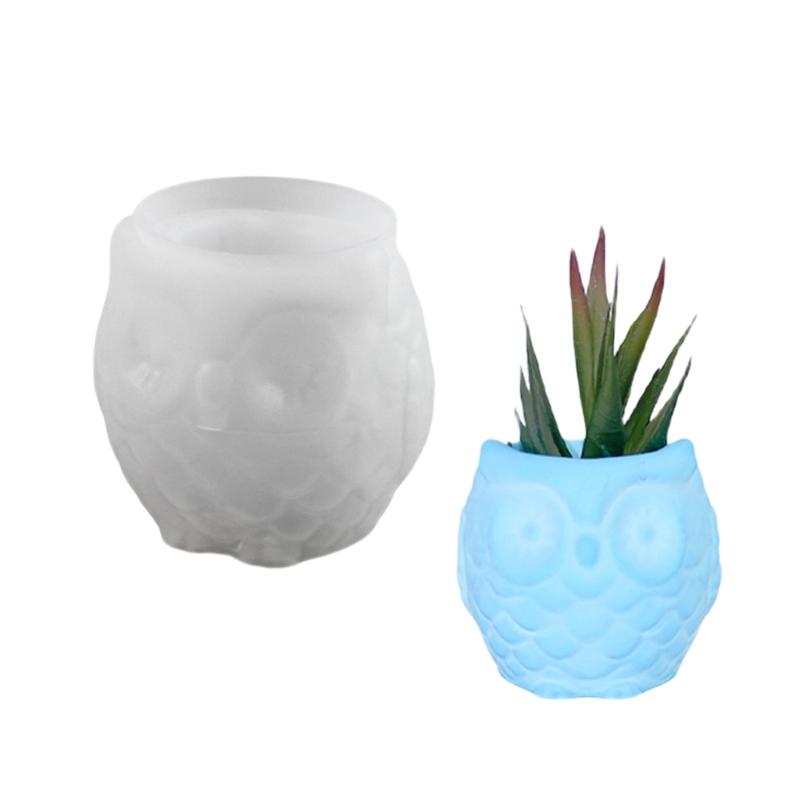 

Silicone Craft Moulds Succulent Planter Mold Animal Shape Silicone Flowerpot Molds Suitable for Hand-Making Flowerpot