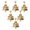 ABWR-24Pcs Christmas Napkin Button Napkin Ring Napkin Ring Cloth Ring Diamond Christmas Napkin Rings