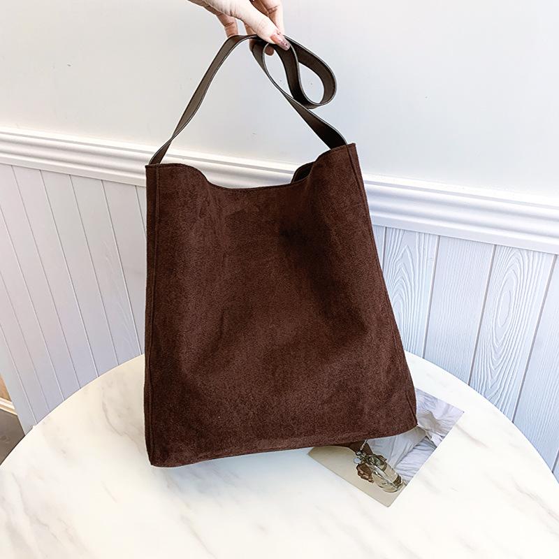 Soft Leather Large-Capacity Shoulder Bag Women'S Spring Versatile Underarm Bag Tote Bag Fashion