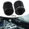 Car Accessory Upgrade 10Pcs Gear Shift Knob Adapters for Vehicle Fitment