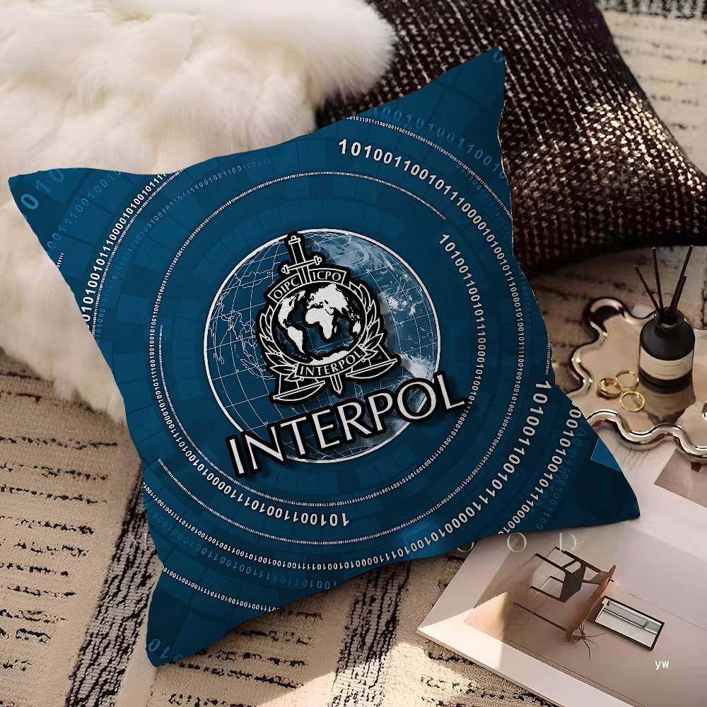 IInterpols LOGO Pillowcase Toon Gift Cushion Cover Bedroom Home Sofa Chair Seat Decor Pillow Case