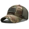 American Flag Camouflage Sticker Brodert Baseball Cap Net Hat Men Outdoor Velcro Cap