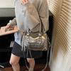 Borse a Mano Stile Biker Y2K per Donna Decorazioni con Borchie Borse e Borsette di Lusso Firmate 2026 Ultime Borse a Tracolla da Pendolare