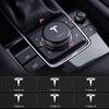 Car Steering Wheel Car Window Switch Knob Sticker Car Styling for Model 3 2022 S X Y Style Roadster Invader Coil Mod WYE