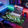 Custom Name Personalized Club Santos Laguna Pattern Mousepad, Laptop PC Desk Mat, Decorative Desk Mat for Home Keyboard Pad Gift
