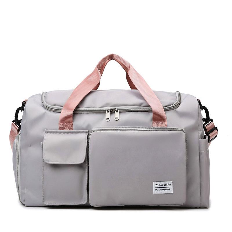 

Дорожная сумка Влажная и сухая разделительная сумка для занятий йогой и фитнесом розовый/серый