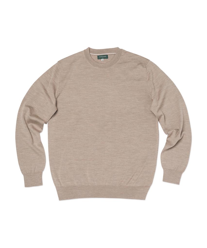 PRODESHIRT Premium Daily Crew Neck Knit (Beige)
