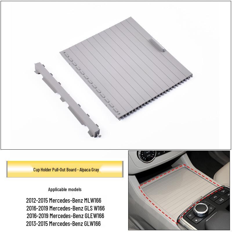 Mercedes-Benz W166 Getränkehalterabdeckung Rollo für ML320, GL, GLS, GLE