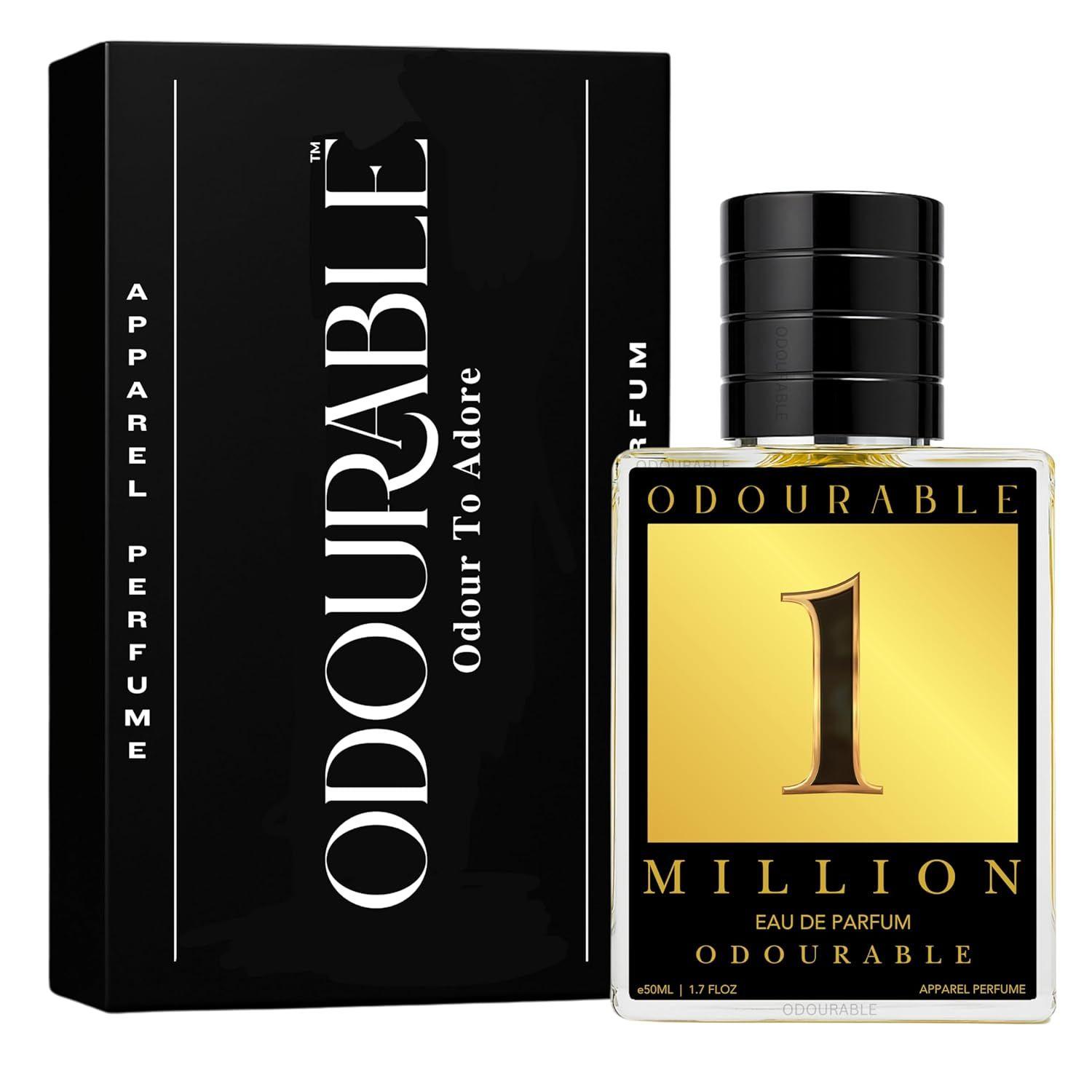 1 Million Perfume Unisex | Eau De Parfum | Premium Long Lasting Sweet Spicy Scent | Warm Amber Cinnamon Leather Notes | Bold Party Fragrance 50ML