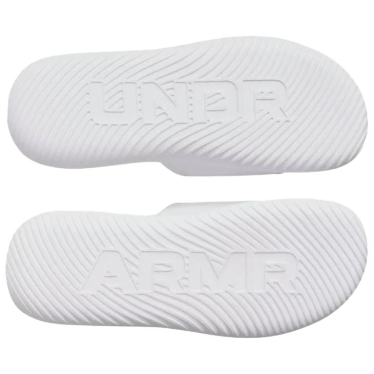 Under Armour Ignite Pro 8 Slide White Halo Grey Men Sneakers 6000337-101