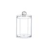 Acrylic Makeup Organizer Cotton Swabs Container Cosmetic Makeup Cotton Pad Organizer Jewelry Storage Box(Empty Box)