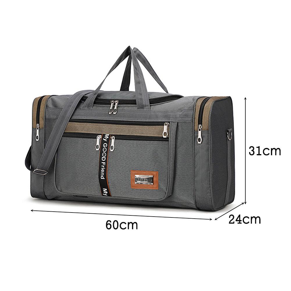 Oxford Menn Treningsvesker Sportsryggsekk Stor kapasitet Sportsryggsekk Bagasjeveske Fitnesstrening Utendørs reise Duffle Sportsbag